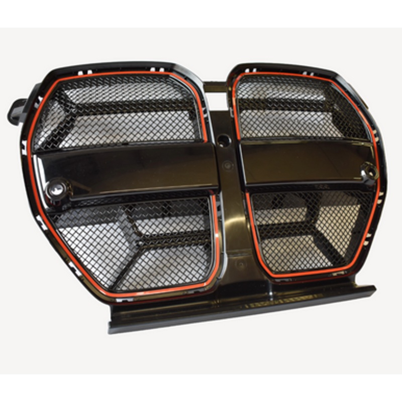 Zunsport Black Front Grille Mesh Set (Without CS Badge Cutout) for BMW G8X M3/M4 CS & CSL