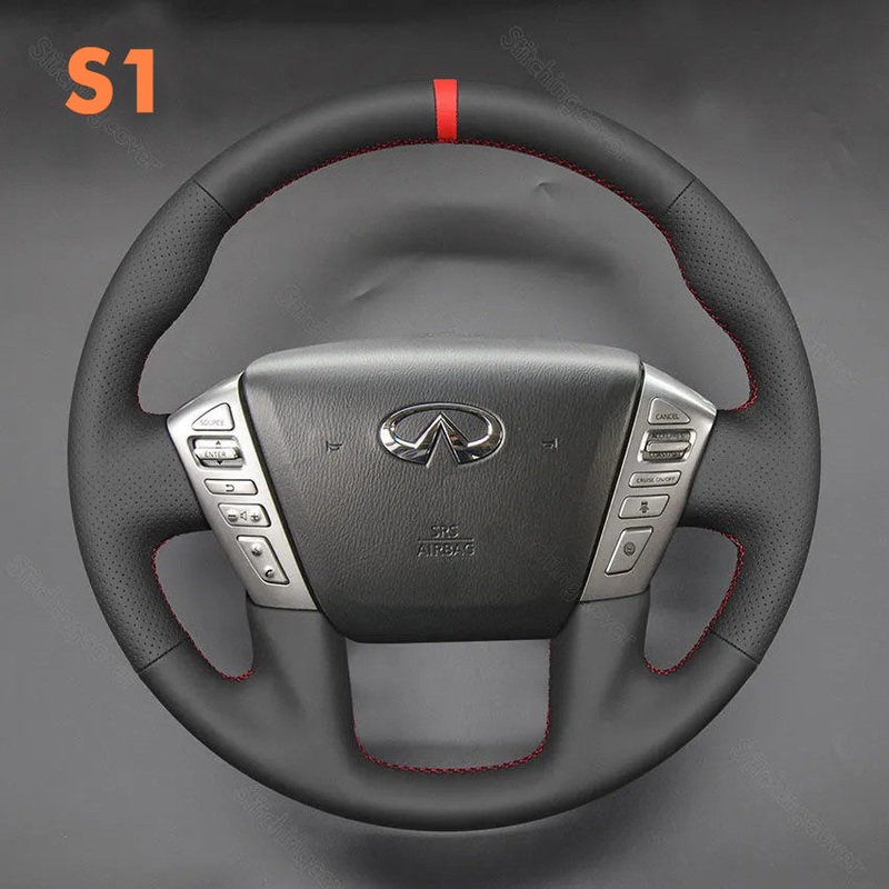 Steering Wheel Cover for Infiniti QX56 QX80 2011-2024