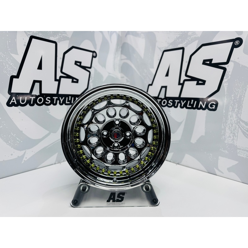 15 AS- 5704 BLACK CHROME 4/100